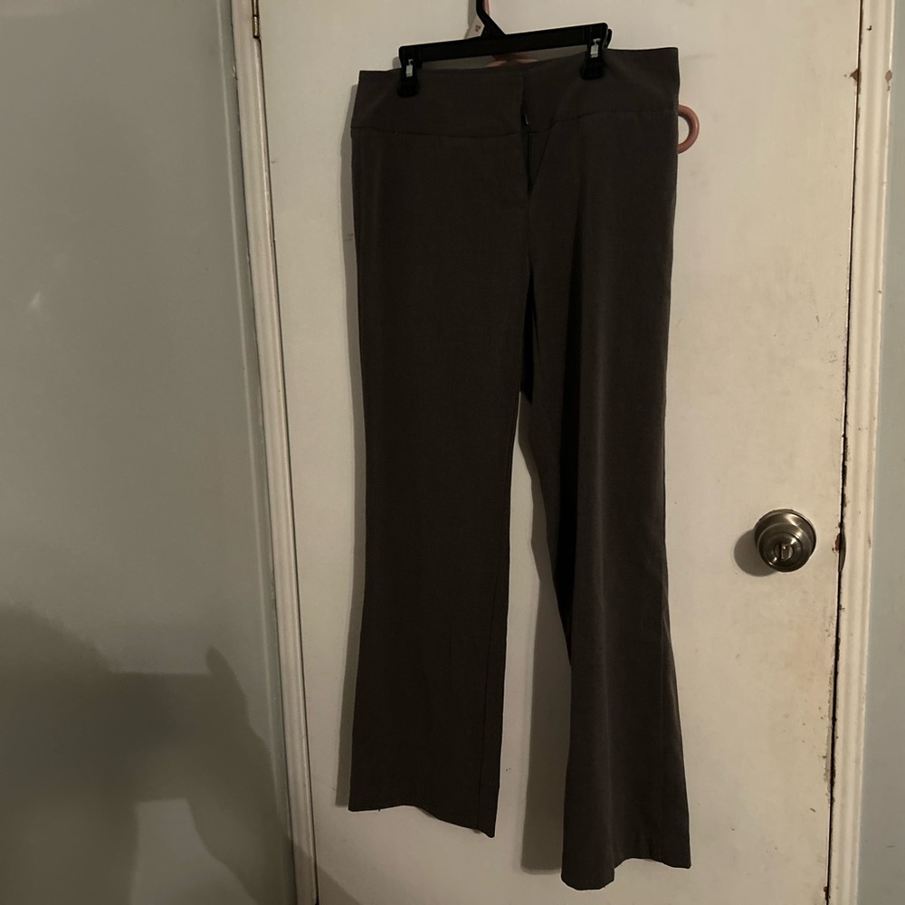 Apostrophe Dark Brown Flare Pants